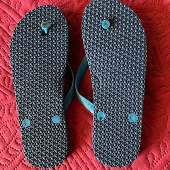 Lido flip flop, blue,  NEW  11 1/2 - Picture 2 of 2